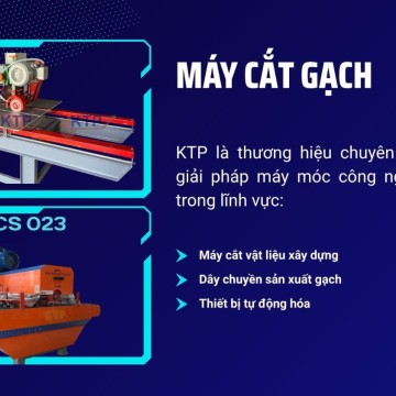 Máy cắt gạch của KTP Luôn là lựa chọn hàng đầu của các đơn vị xây dựng